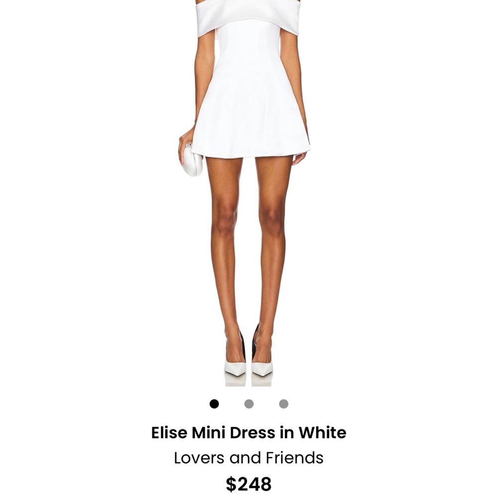 Lovers + Friends White Mini Dress